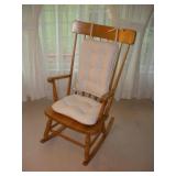 SPINDLE BACK MAPLE ROCKING CHAIR