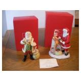 LENOX SANTA FIGURINES
