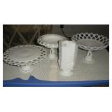 4 PCS. WESTMORELAND MILK GLASS