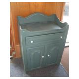 VINTAGE WOODEN DRY SINK 28X17X35