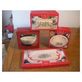 LENOX CHRISTMAS SERVING DISHES