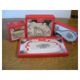 LENOX CHRISTMAS SERVING DISHES