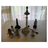 TRUMPET MUTES AND INSTRUMENT STAND