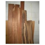 9 PCS WALNUT & CHERRY LUMBER 4 & 6 FT LONG