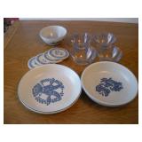 SERVING DISHES - BOWLS - AND COASTERS