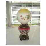 VINTAGE 'GONE W/ THE WIND' OIL LAMP W/