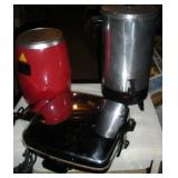 AIR FRYER-COFFEE PERCULATOR-WAFFLE IRON