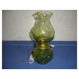 SMITH GLASS ELECTRIC OIL LAMP