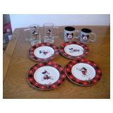 MICKEY MOUSE CUPS AND PLATES