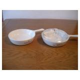 (2) CORNINGWARE  CASEROLE DISHES