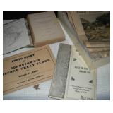 JOYNSTOWN FLOOD MEMORABILLIA