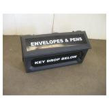PLASTIC KEY DROP BOX 14IN LONG