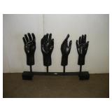 METAL HAND DISPLAY RACK 21X14