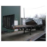 1989 HOBBS FRUEHAUF 36FT FLAT BED TRAILER