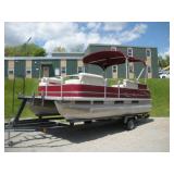 2012 MISTY HARBOR 18 FT PONTOON BOAT MODEL 1880RE