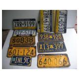 VINTAGE LICENSE PLATES