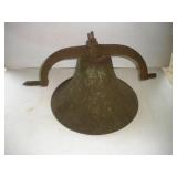 VINTAGE FREDRICK TOWN OHIO CAST IRON BELL