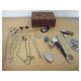 COSTUME JEWLERY AND WATCHES