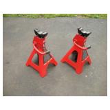 (2) 3 TON JACK STANDS  12IN TALL