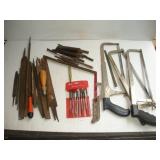 HACKSAWS FILES AND CHISELS