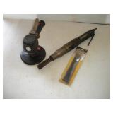 PNEUMATIC ORBITAL SANDER AND NEEDLE SCALER