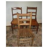 (3) VINTAGE CHAIRS