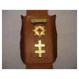 VINTAGE EXPORT PA MASONIC PAST COMMANDER--