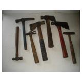 ASSORTED HAMMERS AND HATCHETS