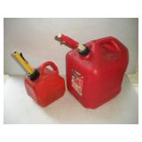 2 AND 5GAL PLASTIC GAS CANS