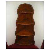 OAK CORNER SHELF  15X31