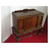 VINTAGE WOODEN SIDEBAR 38X18X39