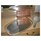 JEWELRY BOX AND VANITY MIRRORS