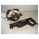 7 1/4 IN CIRCULAR SAW AND CRAFTSMAN SAWSALL