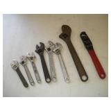 ADJUSTABLE WRENCHES 6-8-AND 12IN