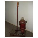 VINTAGE HAND PUMP CANISTER VACCUM