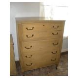 BASSETT MID CENTURY MODERN MAHOGANY CHEST OF