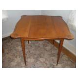 L. HITCHCOCK MID CENTURY MODERN DROP LEAF TABLE