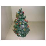VINTAGE CERAMIC CHRISTMAS TREE 11IN TALL