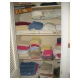 TOWELS CONTENTS OF CLOSET