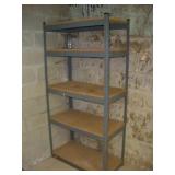 METAL FRAMED SHELF 36X18X72