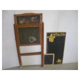 VINTAGE CHILDRENS BLACKBOARDS
