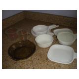 PYREX AND CORNINGWARE