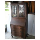 VINTAGE SECRETARY'S DESK W/ KEYS