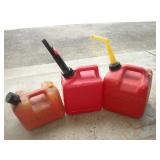 1 AND 2 GAL PLASTIC FUEL CANS