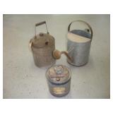 VINTAGE GALVANIZED GAS AND WATER CAN