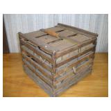 VINTAGE WOODEN EGG SHIPPING CRATE