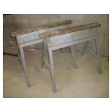 ALUMINUM FOLDING SAW HORSES