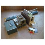 VINTAGE PROJECTORS AND SCREEN