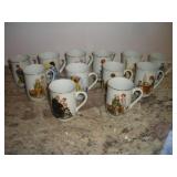 (12) NORMAN ROCKWELL COLLECTOR MUGS