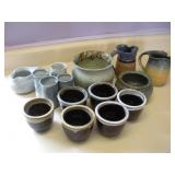 ASSORTED STONEWARE AND CROCKERY